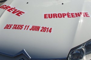 Grève européenne taxi