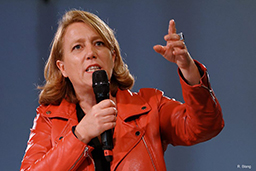 Danielle Simonnet, conseillère de Paris et coordinatrice du Parti de gauche.